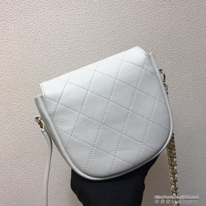 CHANEL香奈兒 独家背景实拍 小香2019新款 口盖包 意大利进口牛皮 羊皮纹路 斜挎手提小包  Cco1012